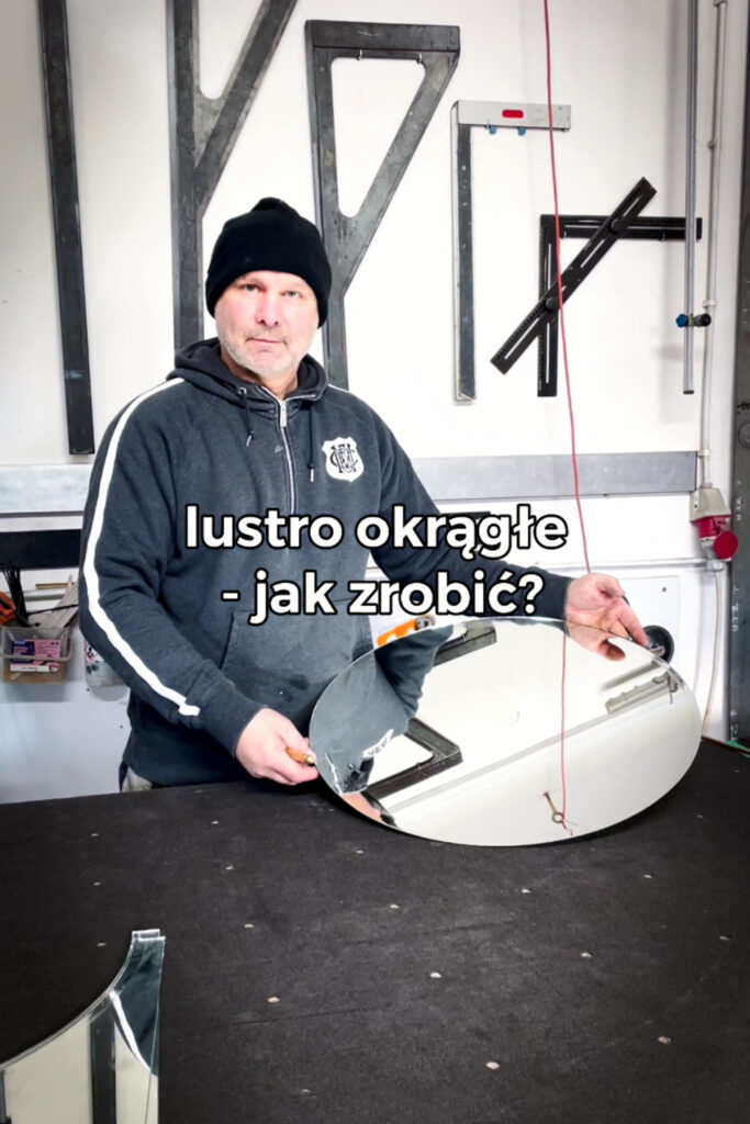 🛠️ W pracowni szklarza: Jak wyciąć okrągłe lustro? 2 jak zrobić okrągłe lustro perfectglass malbork